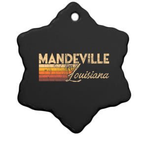 Mandeville Louisiana Ceramic Star Ornament