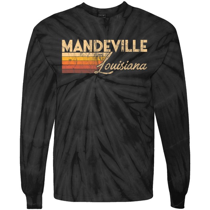 Mandeville Louisiana Tie-Dye Long Sleeve Shirt