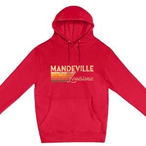 Mandeville Louisiana Premium Pullover Hoodie