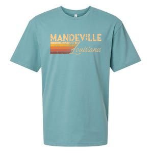 Mandeville Louisiana Sueded Cloud Jersey T-Shirt