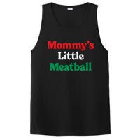 Mommy's Little Meatball Italian Ironic Funny Meme Trendy Unisex PosiCharge Competitor Tank