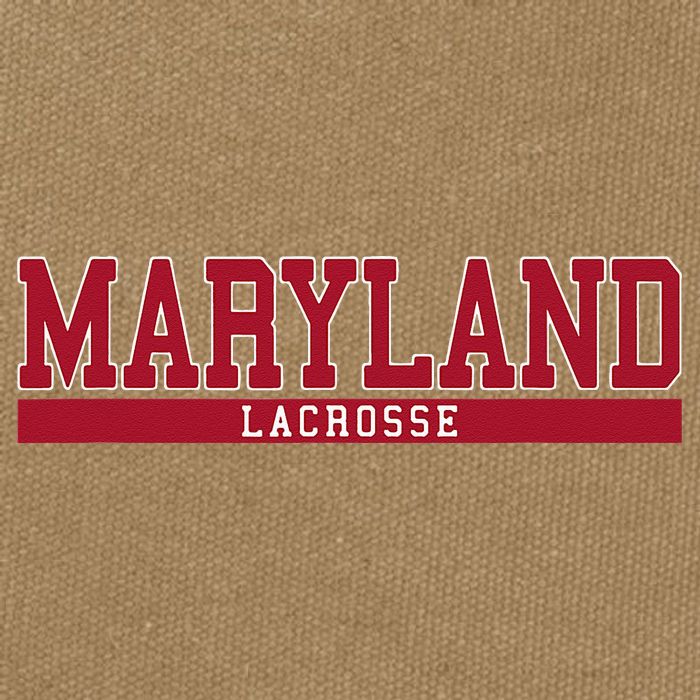 Maryland Lacrosse Cotton Canvas Backpack