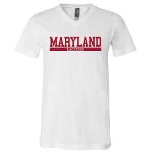 Maryland Lacrosse V-Neck T-Shirt