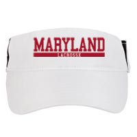 Maryland Lacrosse Adult Drive Performance Visor