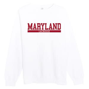 Maryland Lacrosse Premium Crewneck Sweatshirt