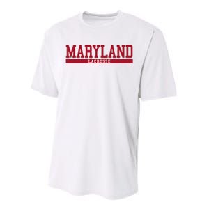 Maryland Lacrosse Performance Sprint T-Shirt