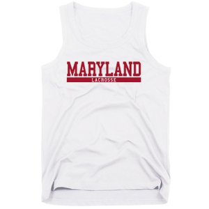 Maryland Lacrosse Tank Top