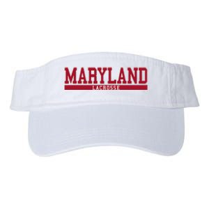 Maryland Lacrosse Valucap Bio-Washed Visor