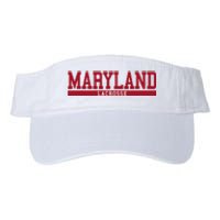 Maryland Lacrosse Valucap Bio-Washed Visor