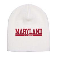 Maryland Lacrosse Short Acrylic Beanie