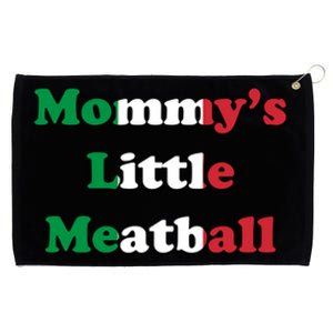 Mommy's Little Meatball Italian Ironic Funny Meme Trendy Unisex Grommeted Golf Towel