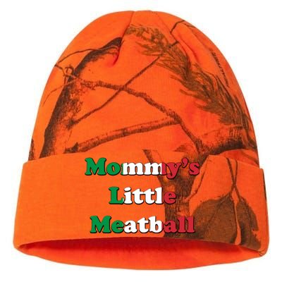 Mommy's Little Meatball Italian Ironic Funny Meme Trendy Unisex Kati Licensed 12" Camo Beanie