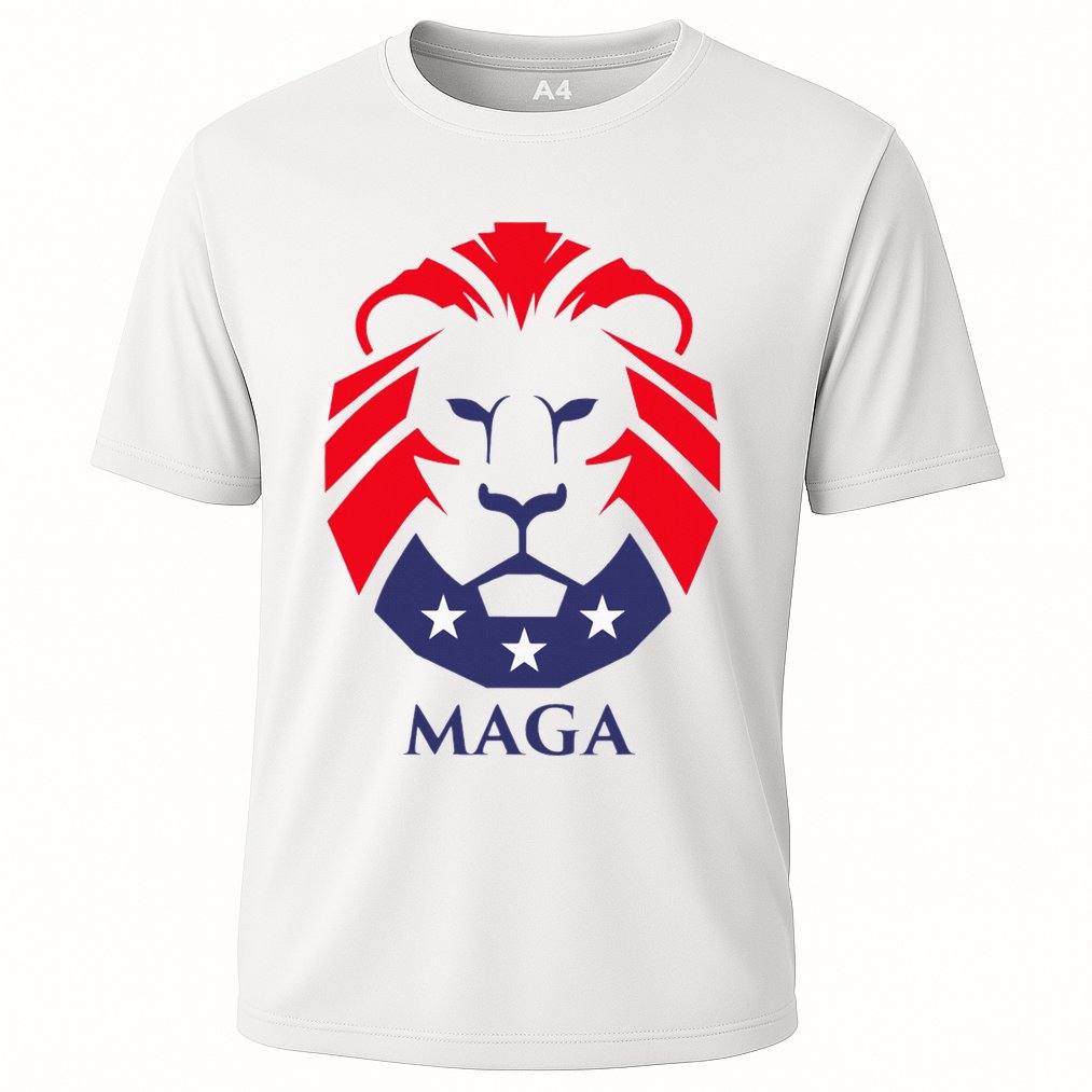 Maga Lion Cooling Performance Crew T-Shirt