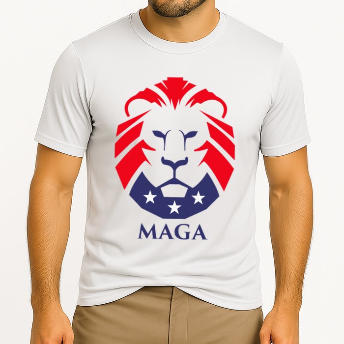 Maga Lion Cooling Performance Crew T-Shirt