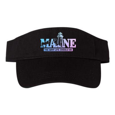 Maine Lighthouse Moose Lobster Pride Vintage Souvenir Visor