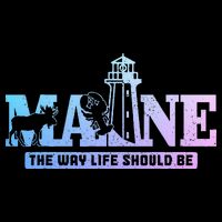 Maine Lighthouse Moose Lobster Pride Vintage Souvenir Kids T-Shirt