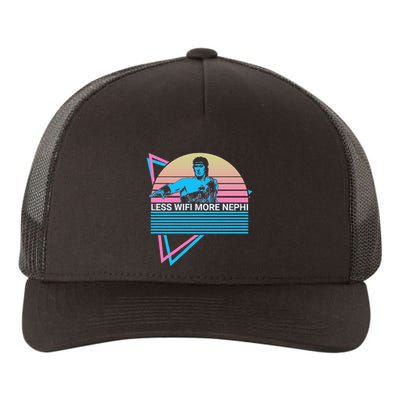 Mormon Lds Missionary Less Wifi More Nephi Yupoong Adult 5-Panel Trucker Hat