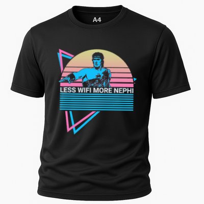 Mormon Lds Missionary Less Wifi More Nephi Performance Shirt