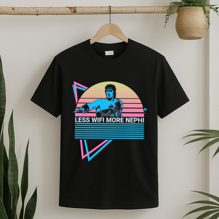 Mormon Lds Missionary Less Wifi More Nephi T-Shirt