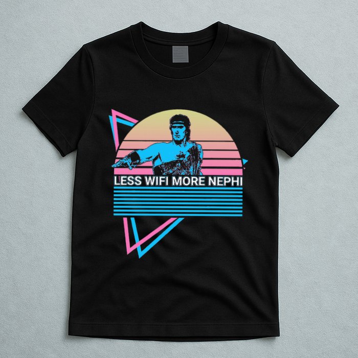 Mormon Lds Missionary Less Wifi More Nephi T-Shirt