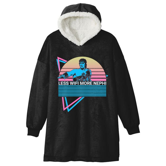 Mormon Lds Missionary Less Wifi More Nephi Hooded Wearable Blanket