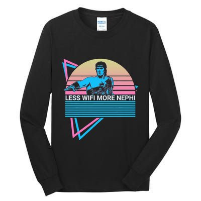 Mormon Lds Missionary Less Wifi More Nephi Tall Long Sleeve T-Shirt