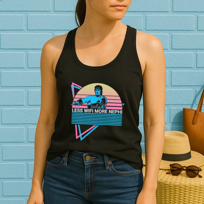 Mormon Lds Missionary Less Wifi More Nephi Womens Tank Top