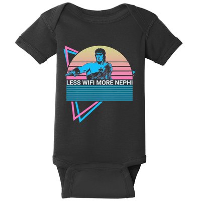 Mormon Lds Missionary Less Wifi More Nephi Baby Bodysuit