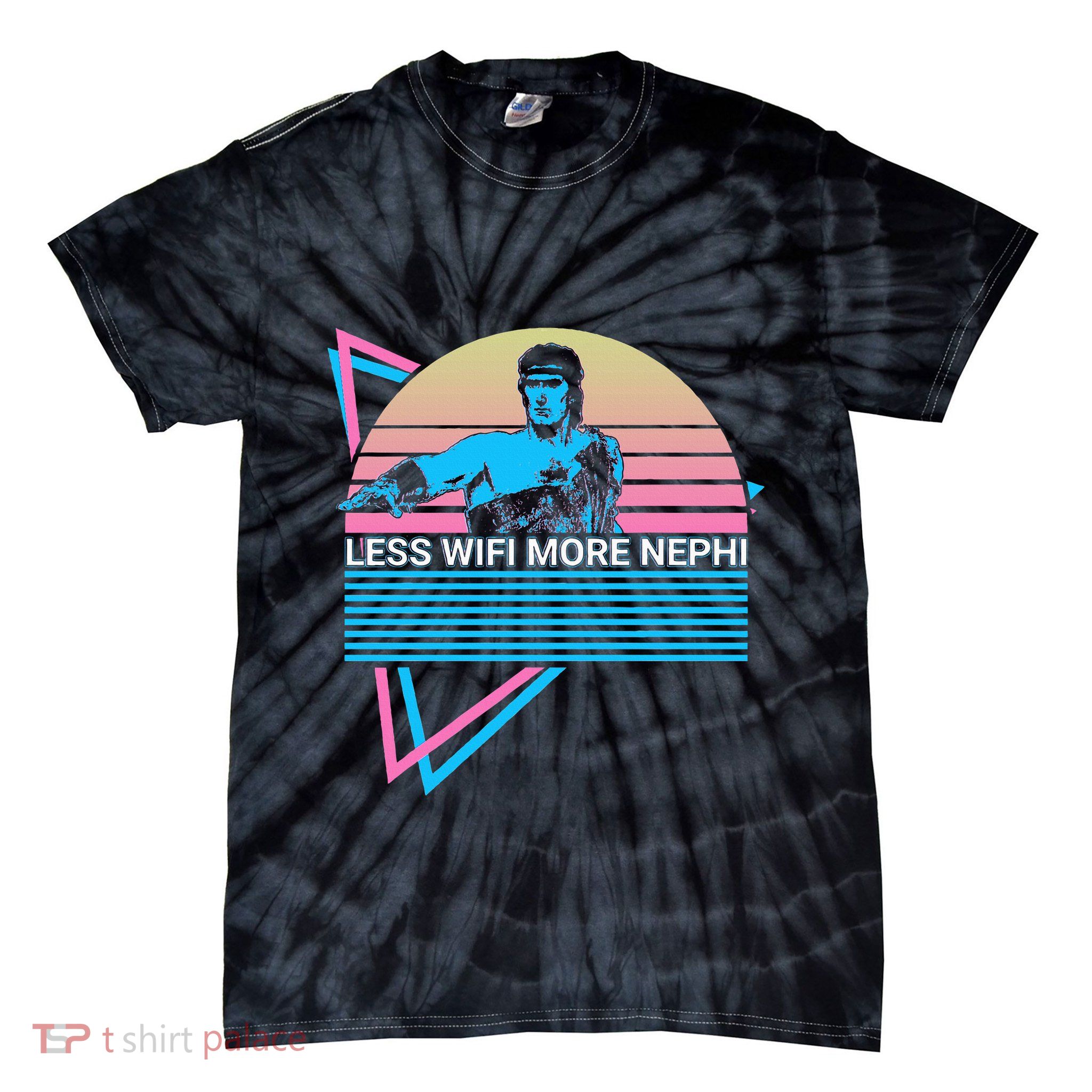 Mormon Lds Missionary Less Wifi More Nephi Tie-Dye T-Shirt