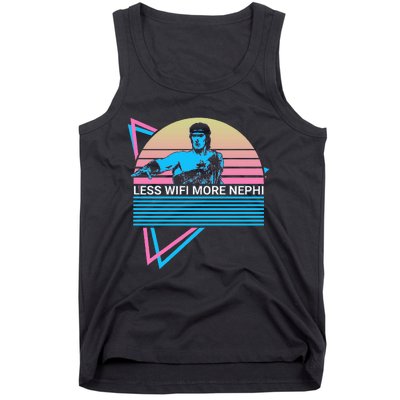 Mormon Lds Missionary Less Wifi More Nephi Tank Top