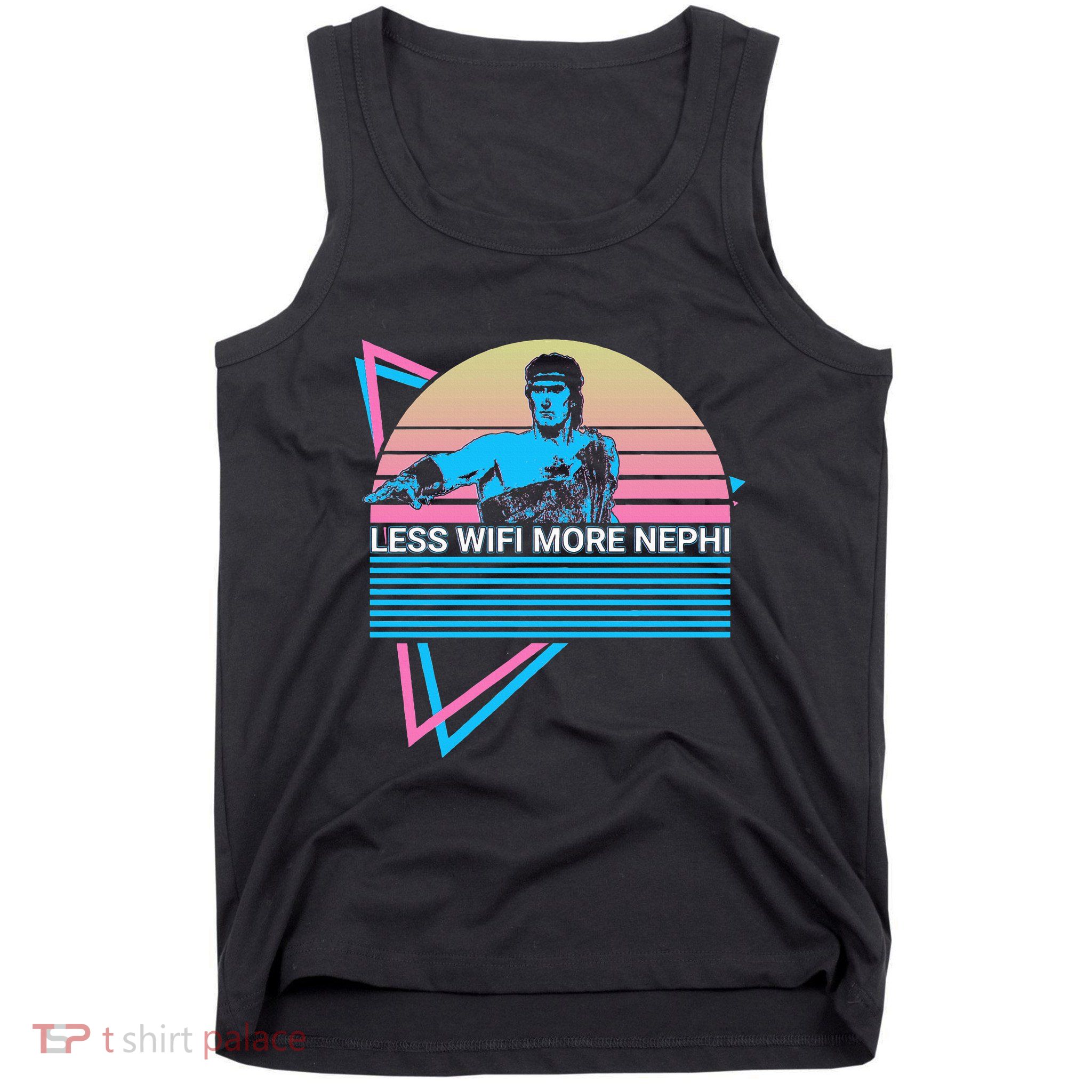 Mormon Lds Missionary Less Wifi More Nephi Tank Top