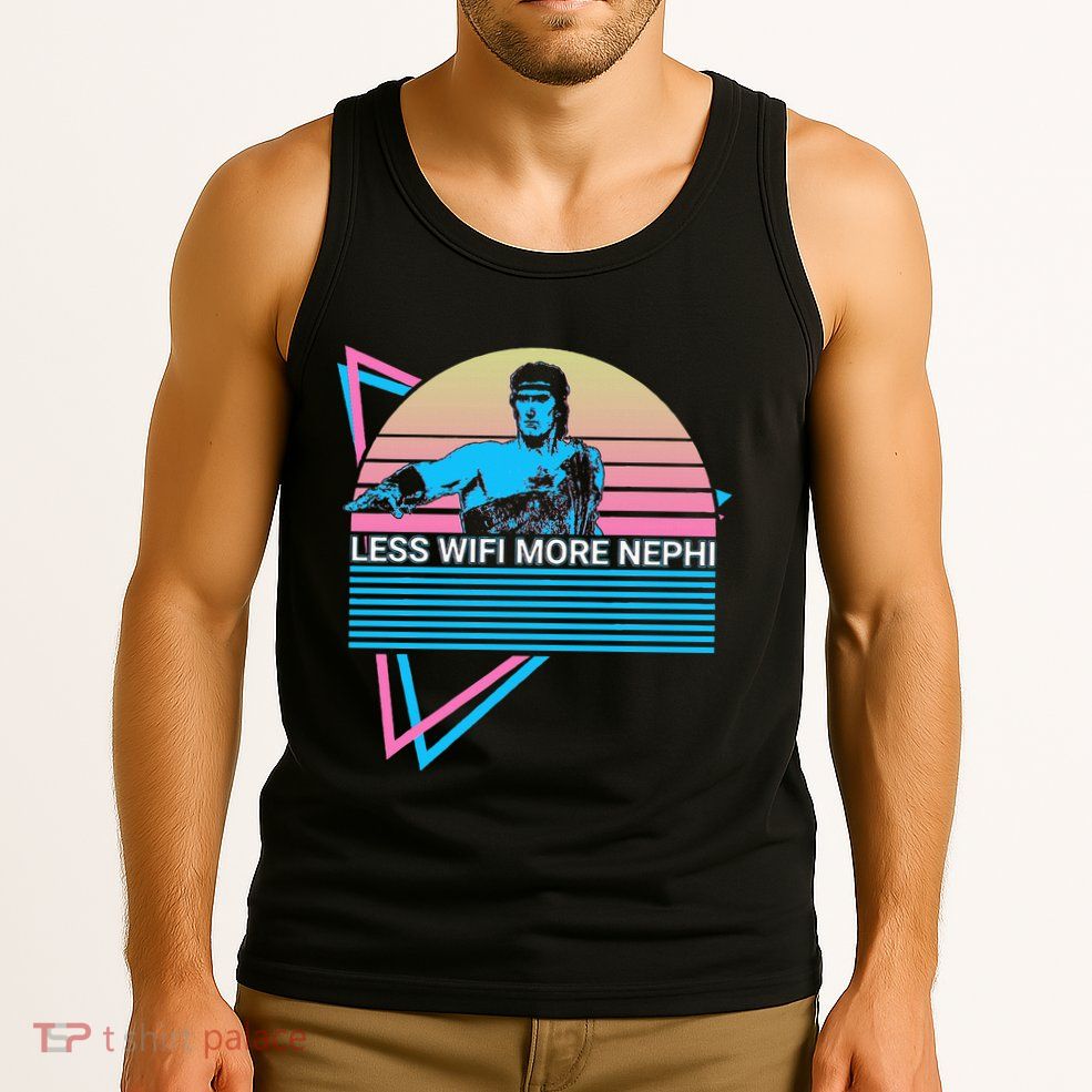 Mormon Lds Missionary Less Wifi More Nephi Tank Top