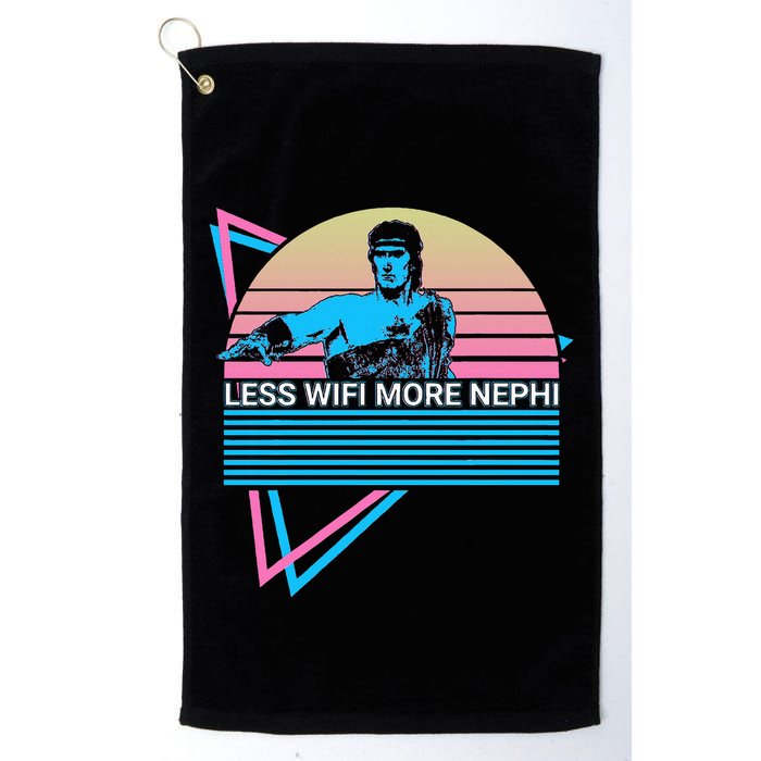 Mormon Lds Missionary Less Wifi More Nephi Golf Towel