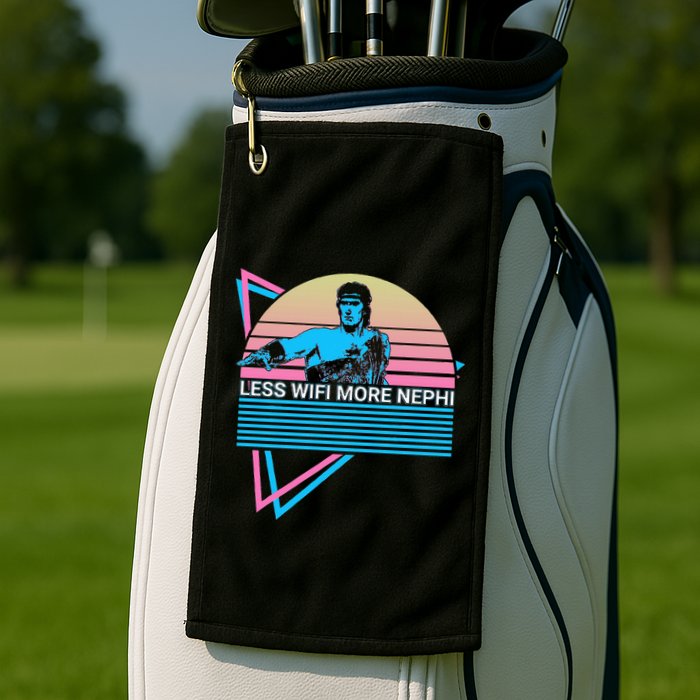 Mormon Lds Missionary Less Wifi More Nephi Golf Towel