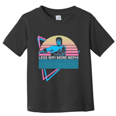 Mormon Lds Missionary Less Wifi More Nephi Toddler T-Shirt