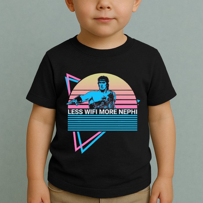 Mormon Lds Missionary Less Wifi More Nephi Toddler T-Shirt