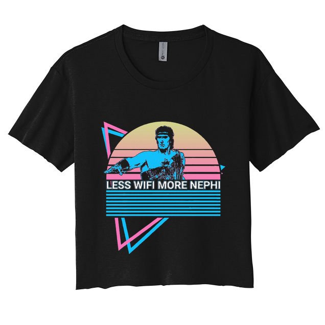 Mormon Lds Missionary Less Wifi More Nephi Crop Top