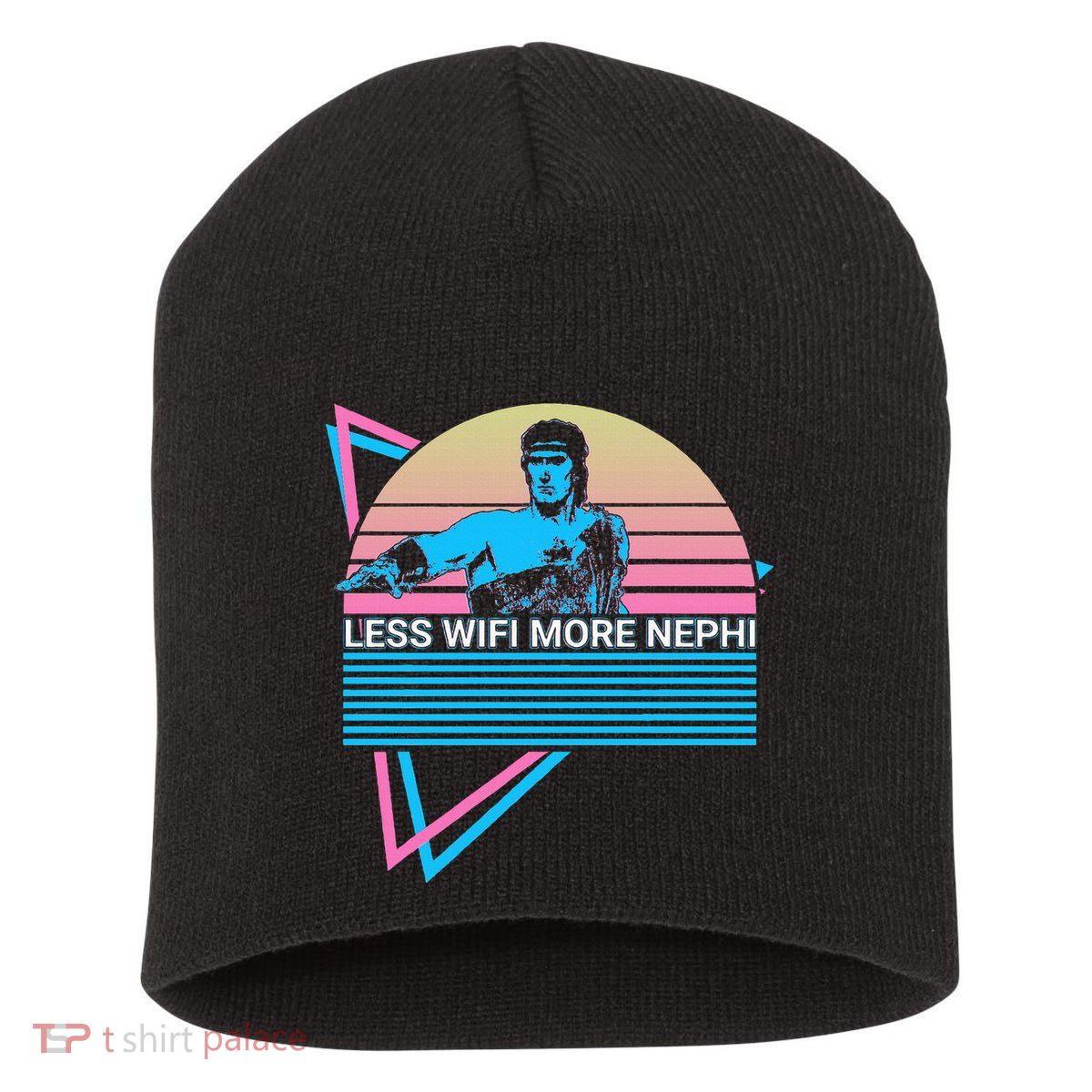 Mormon Lds Missionary Less Wifi More Nephi Short Acrylic Beanie