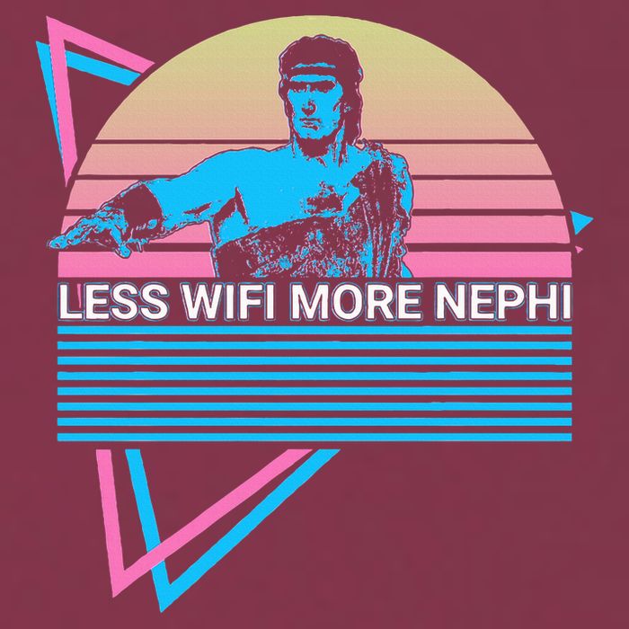 Mormon Lds Missionary Less Wifi More Nephi 16oz Travel Tumbler