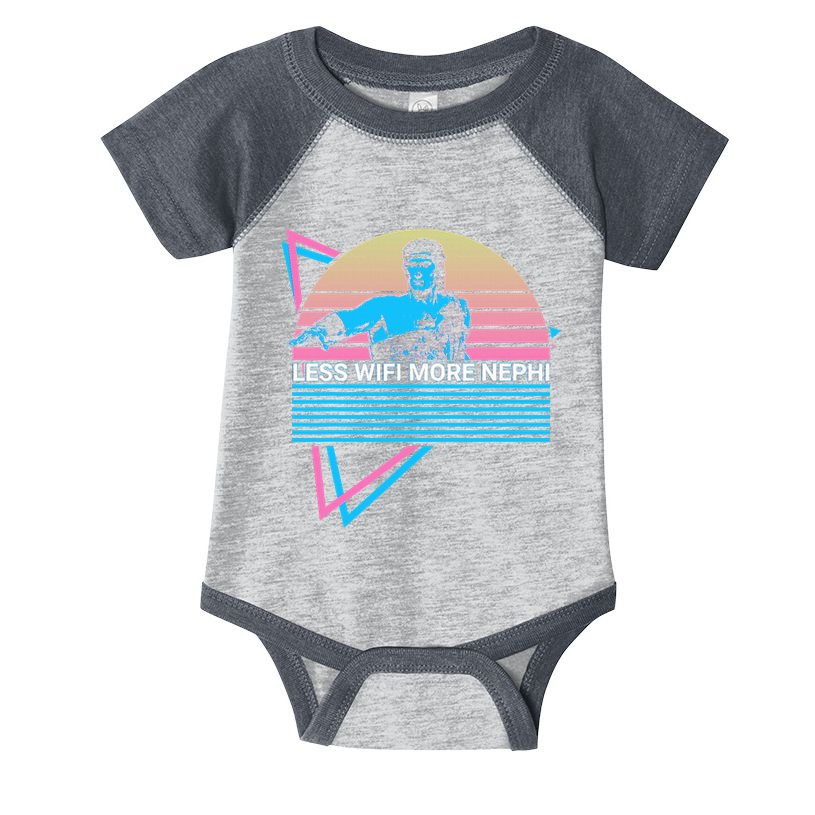 Mormon Lds Missionary Less Wifi More Nephi Infant Baby Jersey Bodysuit