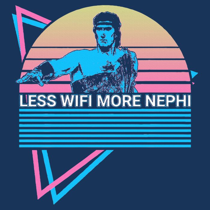 Mormon Lds Missionary Less Wifi More Nephi Infant Baby Jersey Bodysuit