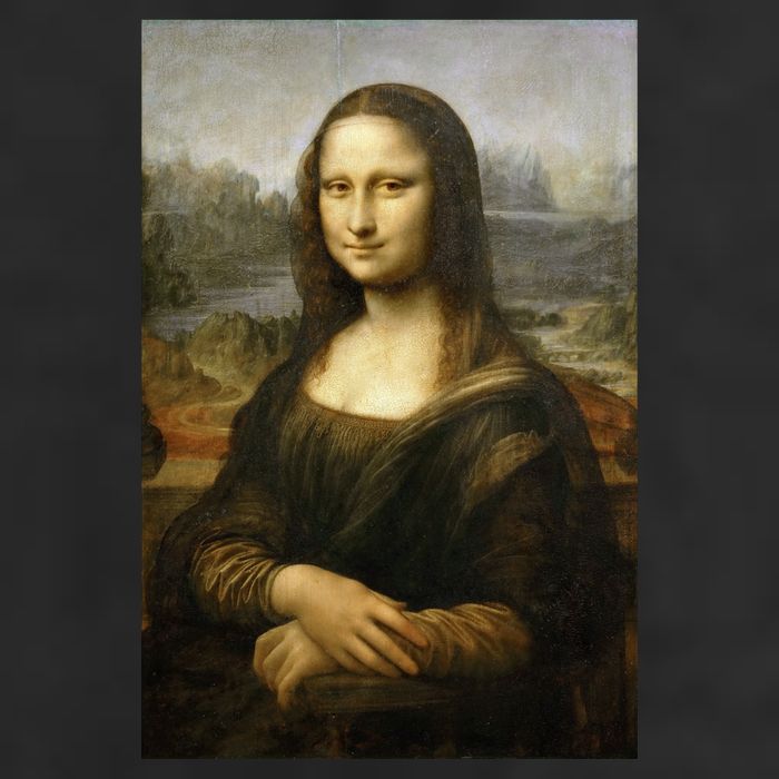 Mona Lisa 7 Panel Mesh Trucker Snapback Hat
