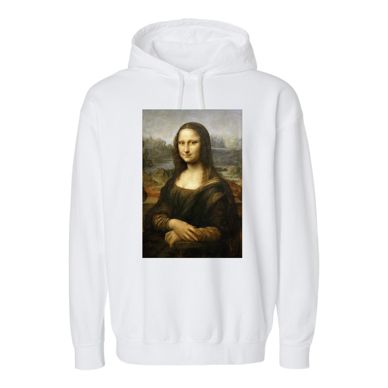 Mona Lisa Garment-Dyed Fleece Hoodie