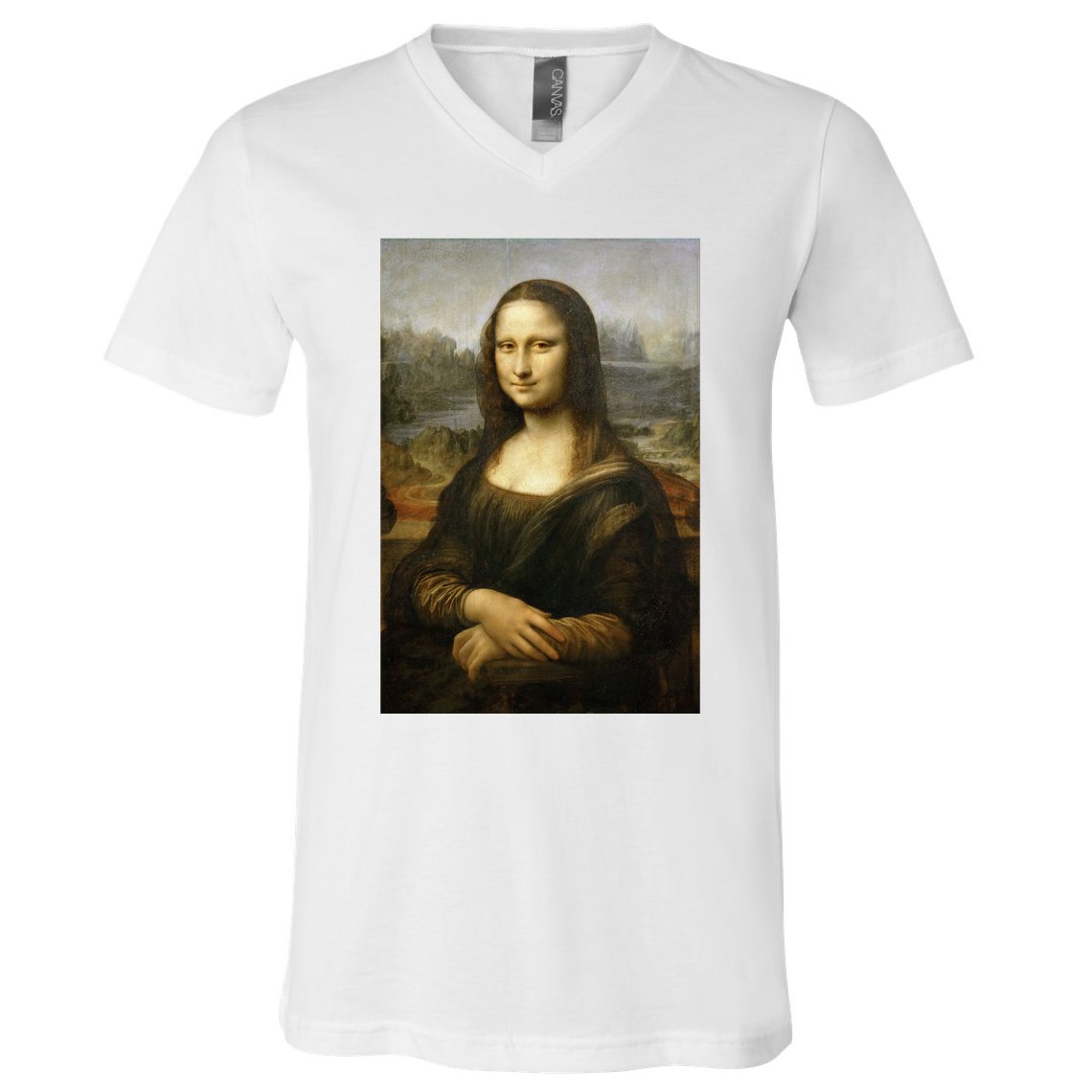 Mona Lisa V-Neck T-Shirt