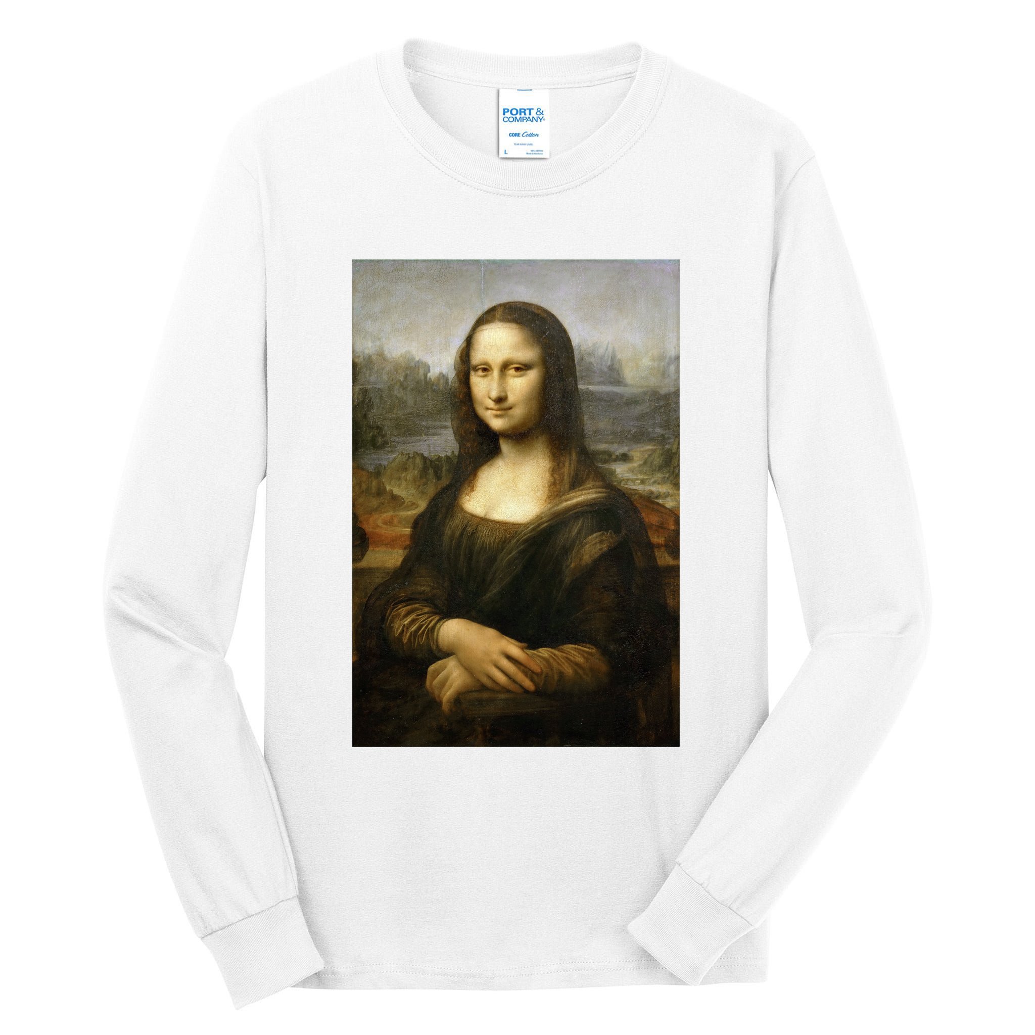 Mona Lisa Tall Long Sleeve T-Shirt