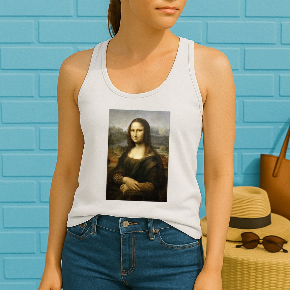 Mona Lisa Womens Tank Top