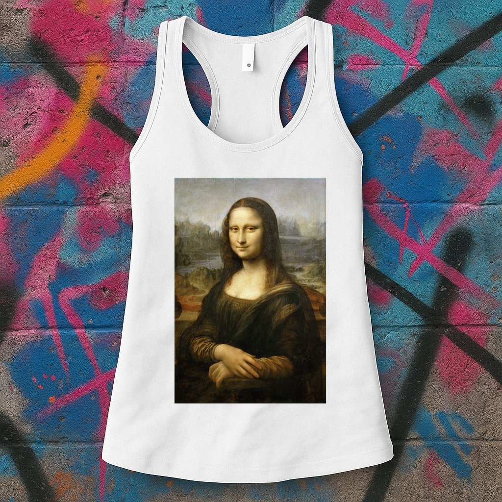 Mona Lisa Womens Tank Top