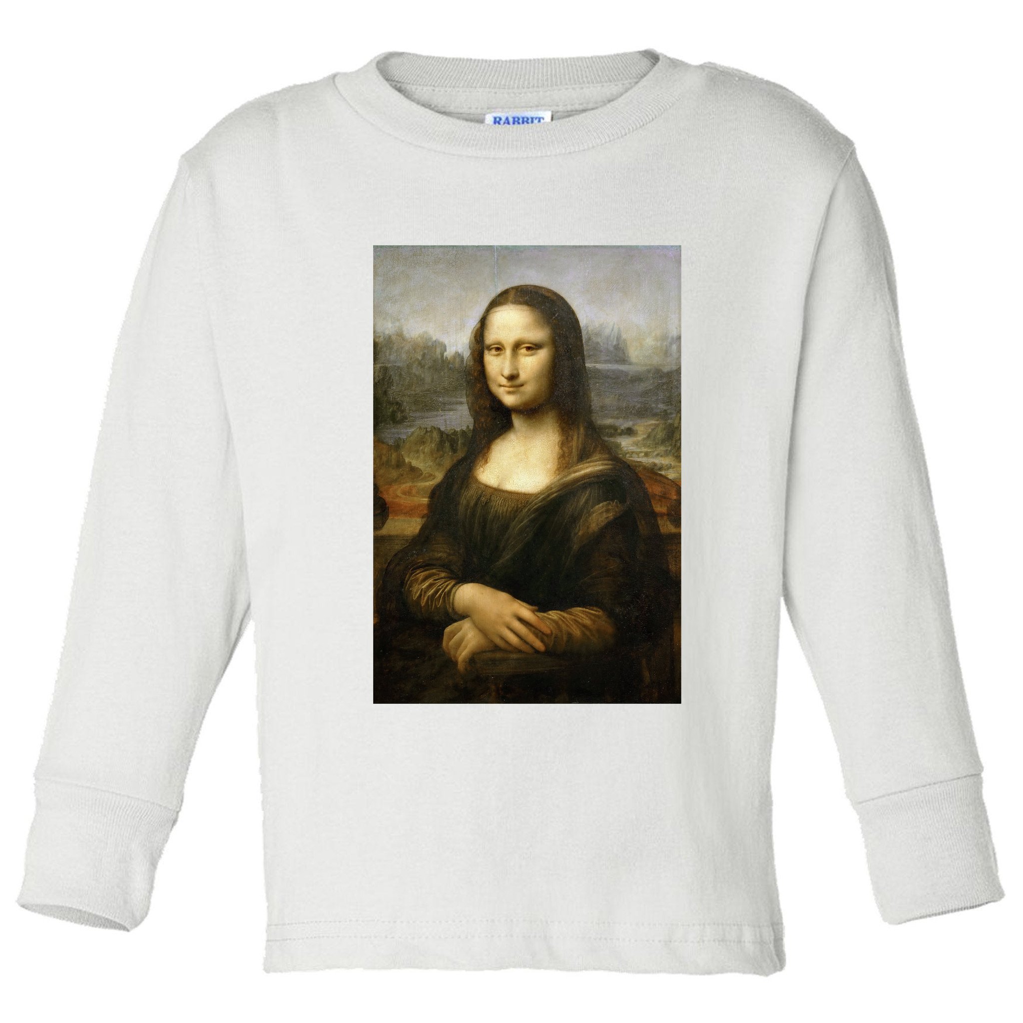 Mona Lisa Toddler Long Sleeve Shirt
