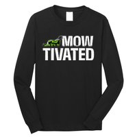 Mowtivated Lawn Mower Landscaping Gardener Long Sleeve Shirt