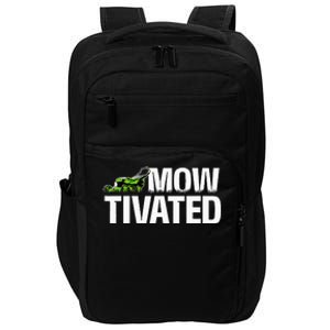 Mowtivated Lawn Mower Landscaping Gardener Impact Tech Backpack